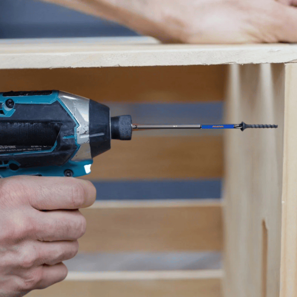 Wadfow Screwdriver Bits Wadfow 2-Piece Impact Screwdriver Bits (PH2 x 200mm) - WSV5K65