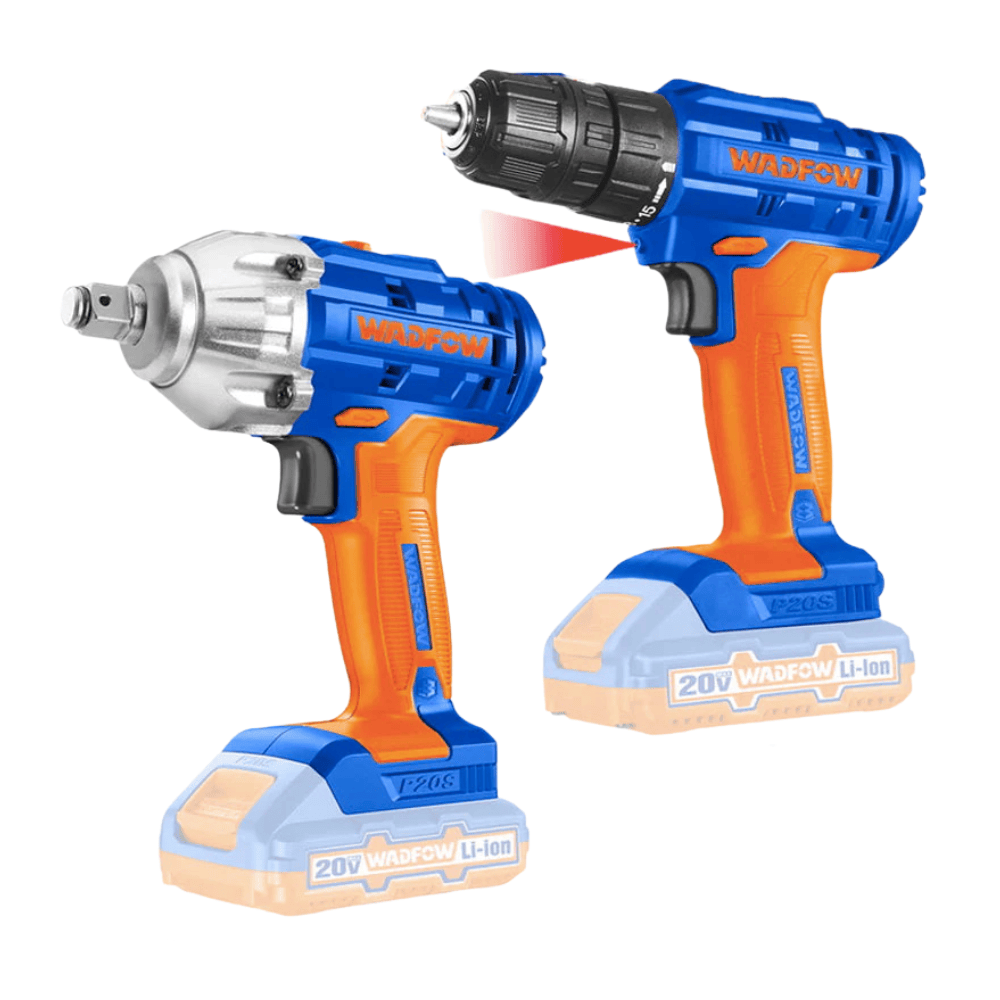 Wadfow Tool Set Wadfow 2 Pieces Cordless Combo Kit - WCK2017