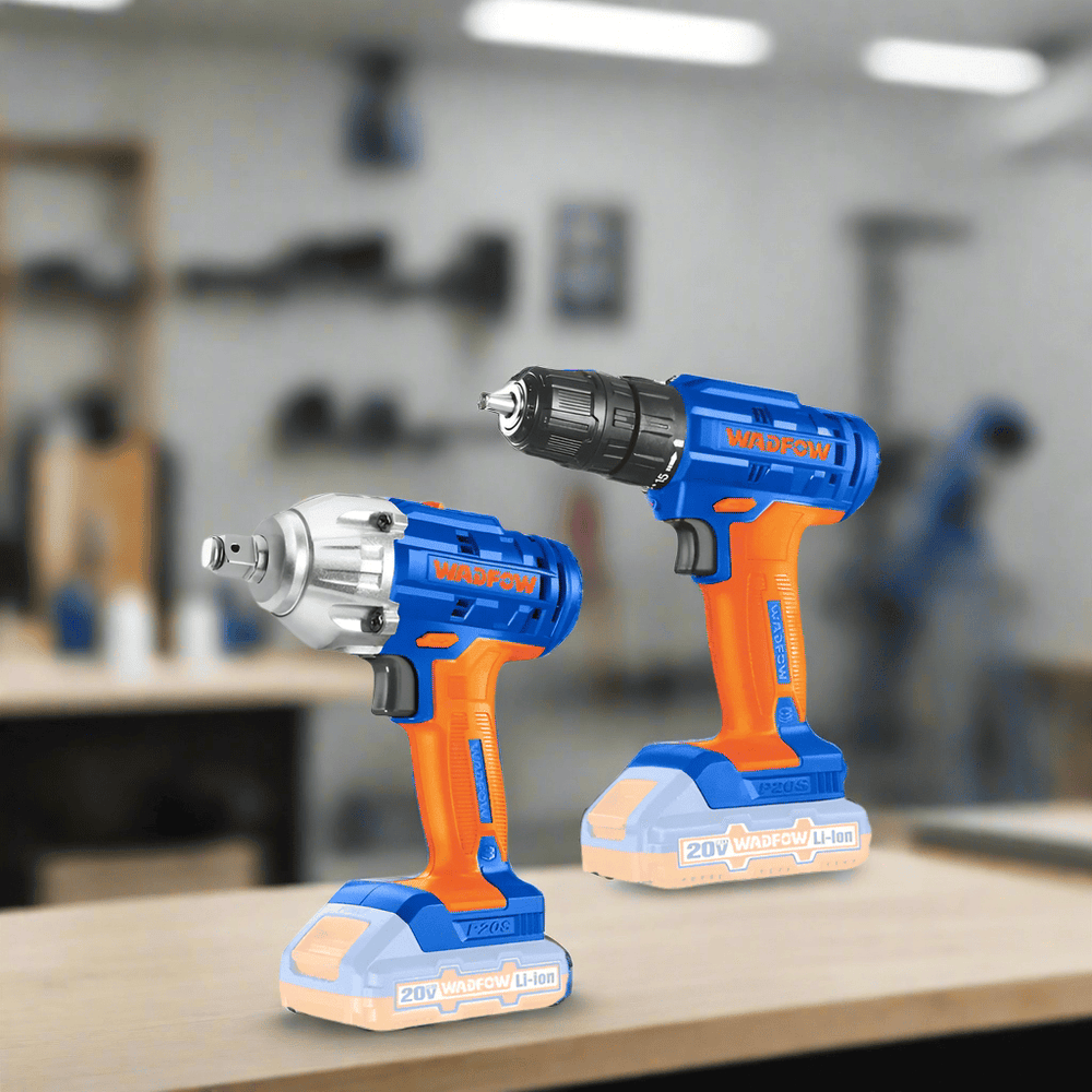 Wadfow Tool Set Wadfow 2 Pieces Cordless Combo Kit - WCK2017