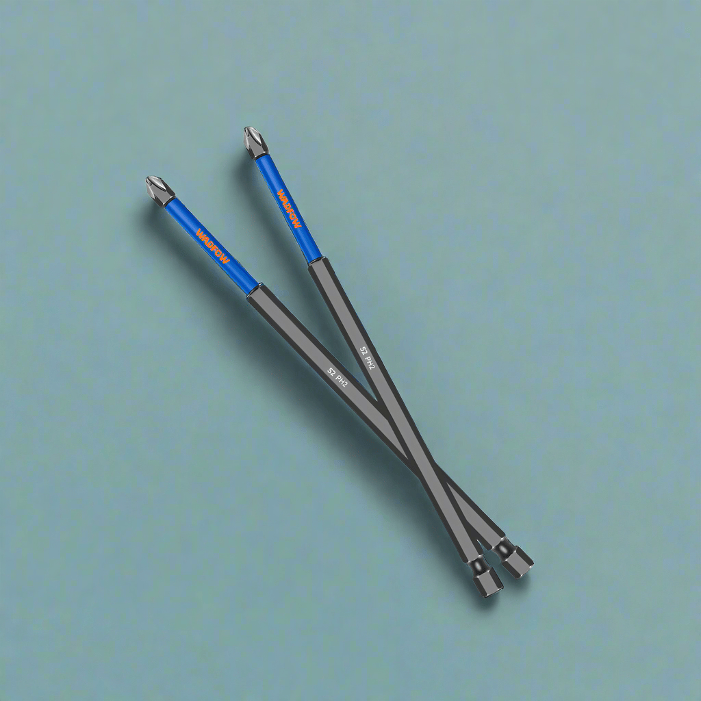Wadfow Drill Bits Wadfow 2 Pieces Impact Screwdriver Bits 150mm - WSV4K64