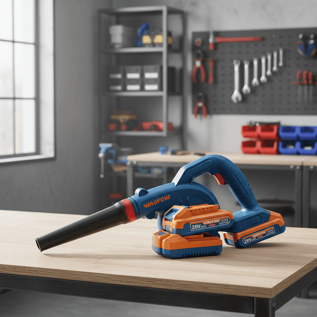 Wadfow Blower Wadfow 20V Cordless Blower with 2.0Ah Battery & Charger - WBLP5521