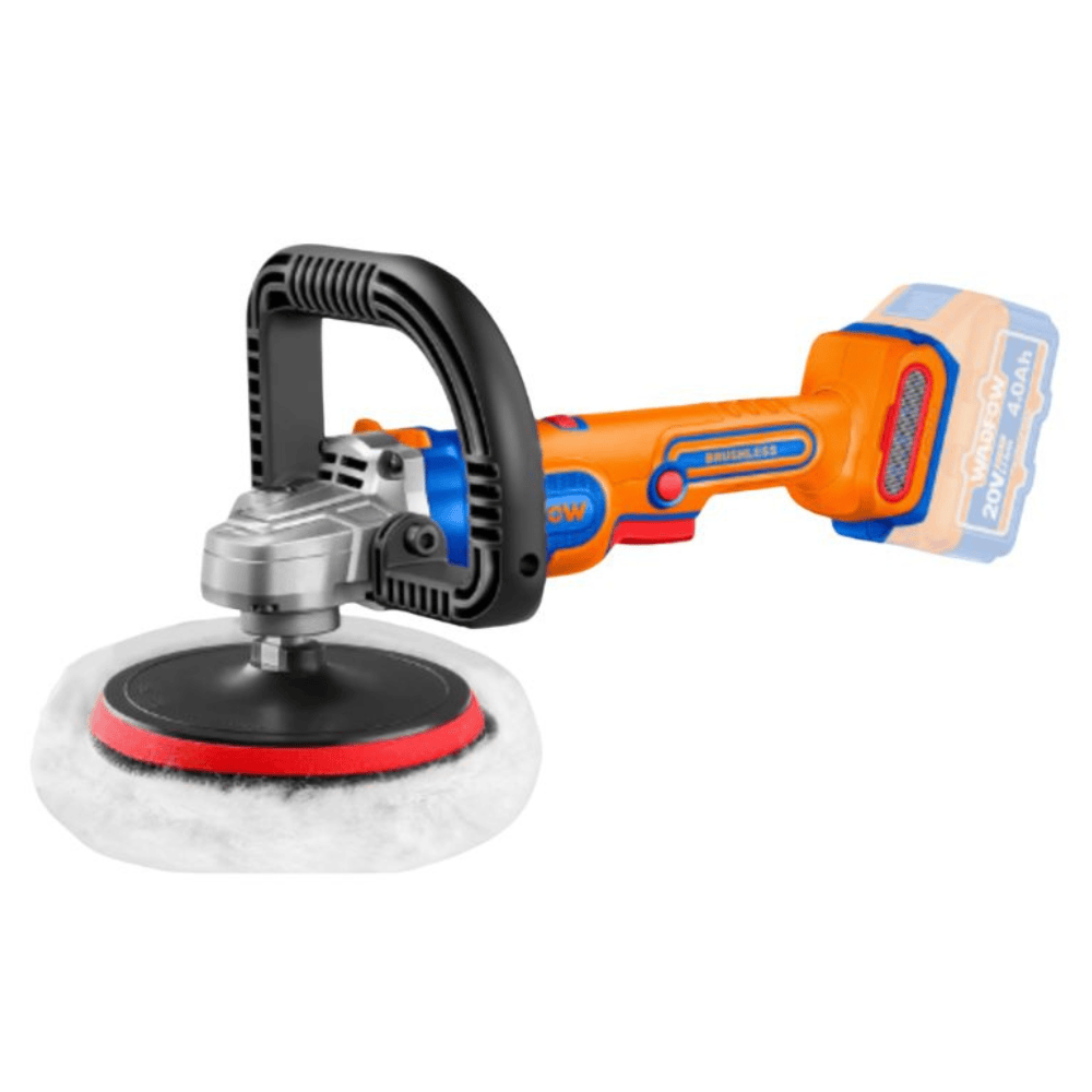 Wadfow Automotive Accessories & Maintenance Wadfow 20V Lithium-Ion Cordless Brushless Polisher  - WHL1B181