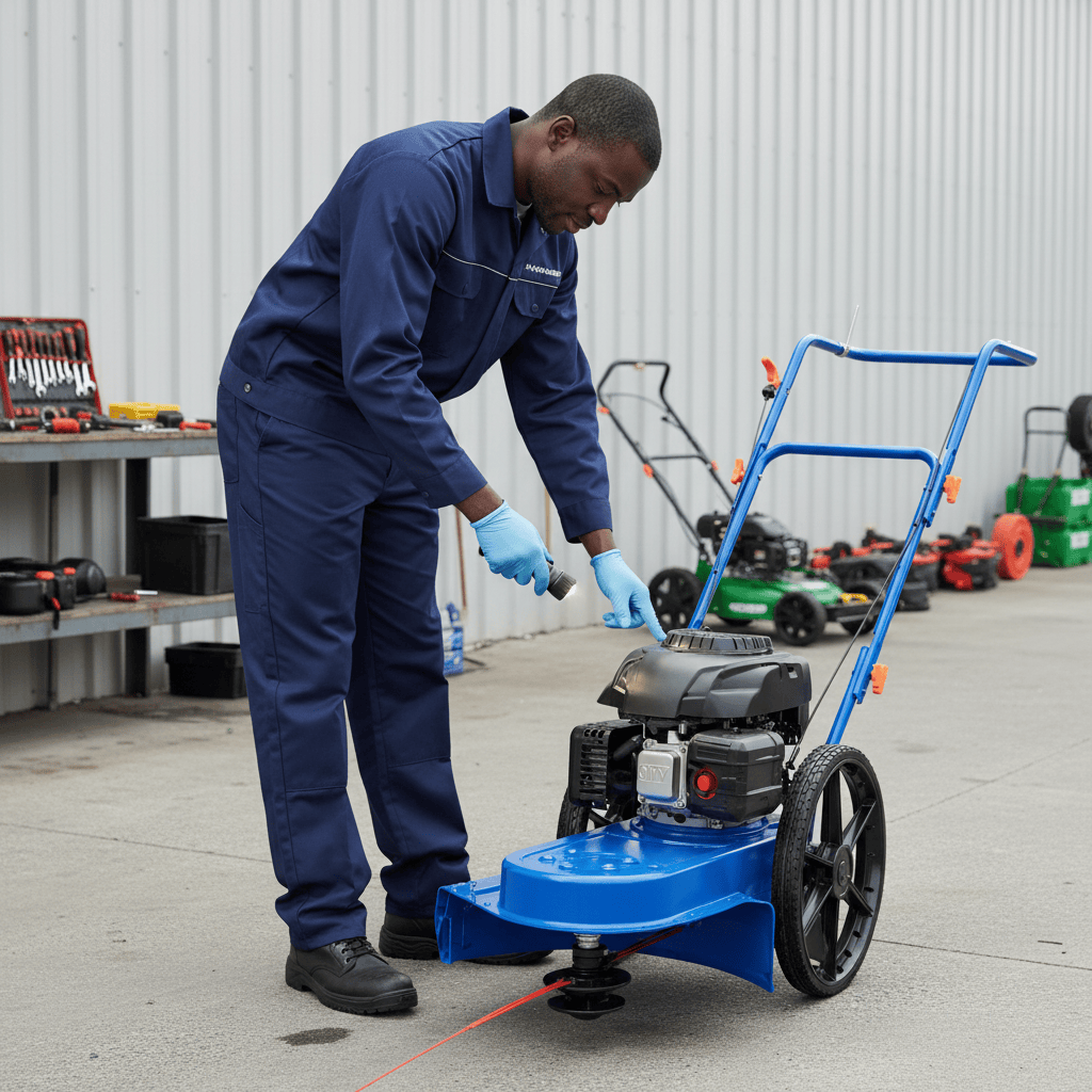 Wadfow Lawn Mower Wadfow 22" Gasoline Push Lawn Mower 173cc 3.2kW - WVY1A22
