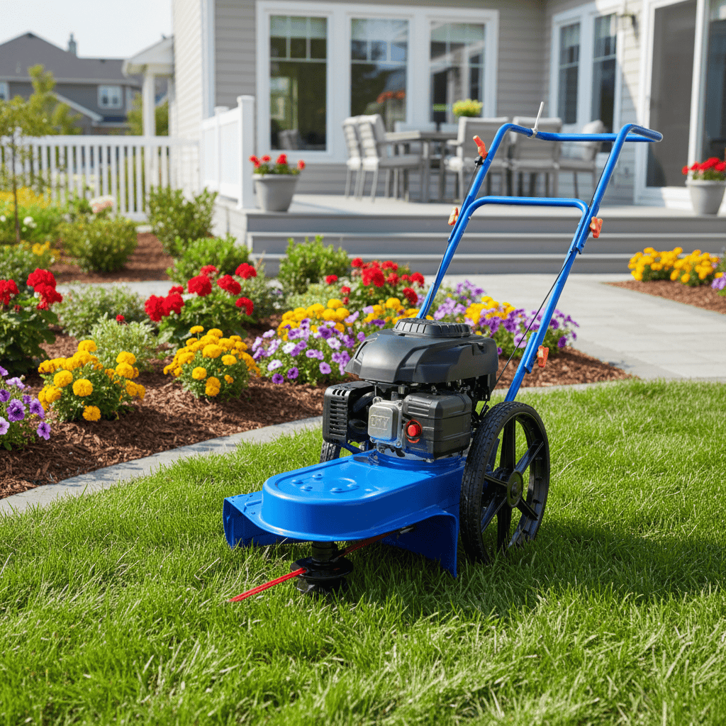 Wadfow Lawn Mower Wadfow 22" Gasoline Push Lawn Mower 173cc 3.2kW - WVY1A22
