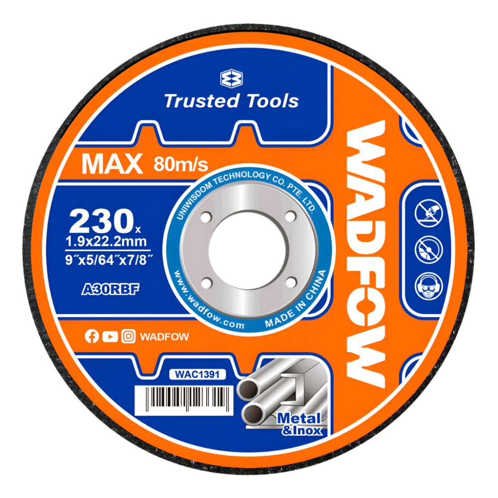 Wadfow Grinding & Cutting Wheels Wadfow 230x1.9mm Abrasive Metal Cutting Disc - WAC1391
