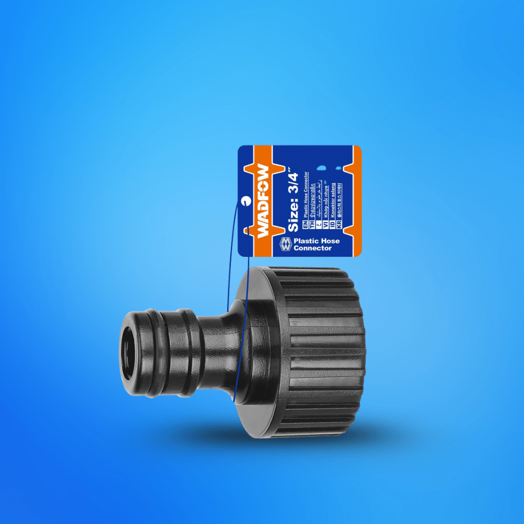 Wadfow Chuck Keys & Specialty Accessories Wadfow 3/4" Plastic Hose Connector - WQC8E34