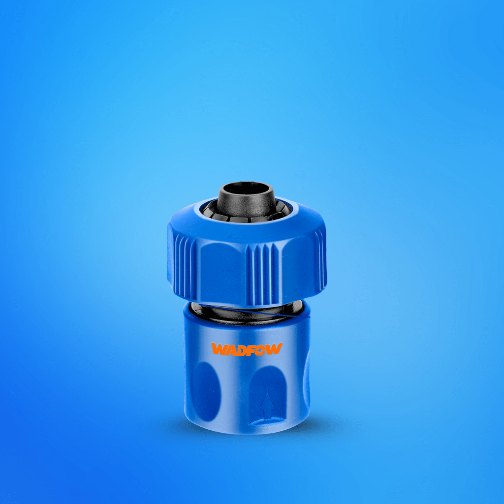 Wadfow Chuck Keys & Specialty Accessories Wadfow 3/4" Plastic Hose Quick Connector With Water-Stop Function - WQC2E34