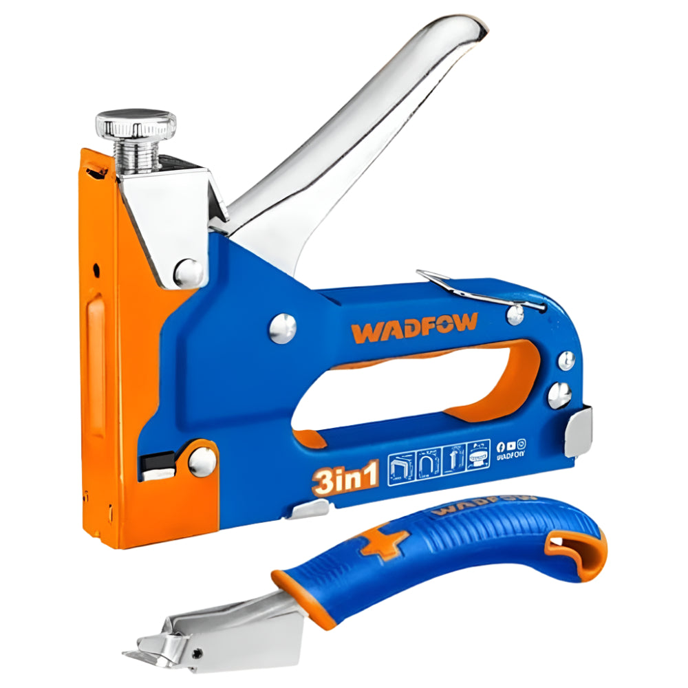 Wadfow Staplers Riveters & Fasteners Wadfow 3-in-1 Staple Gun With Staple Remover Set - WGU4B06