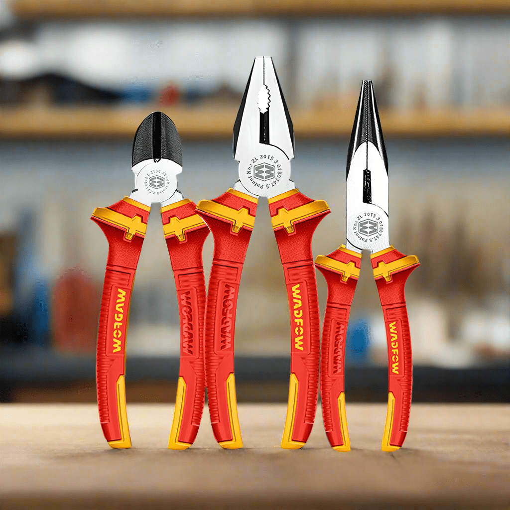 Wadfow Pliers Wadfow 3 Pieces Insulated Plier Set - WPS0633