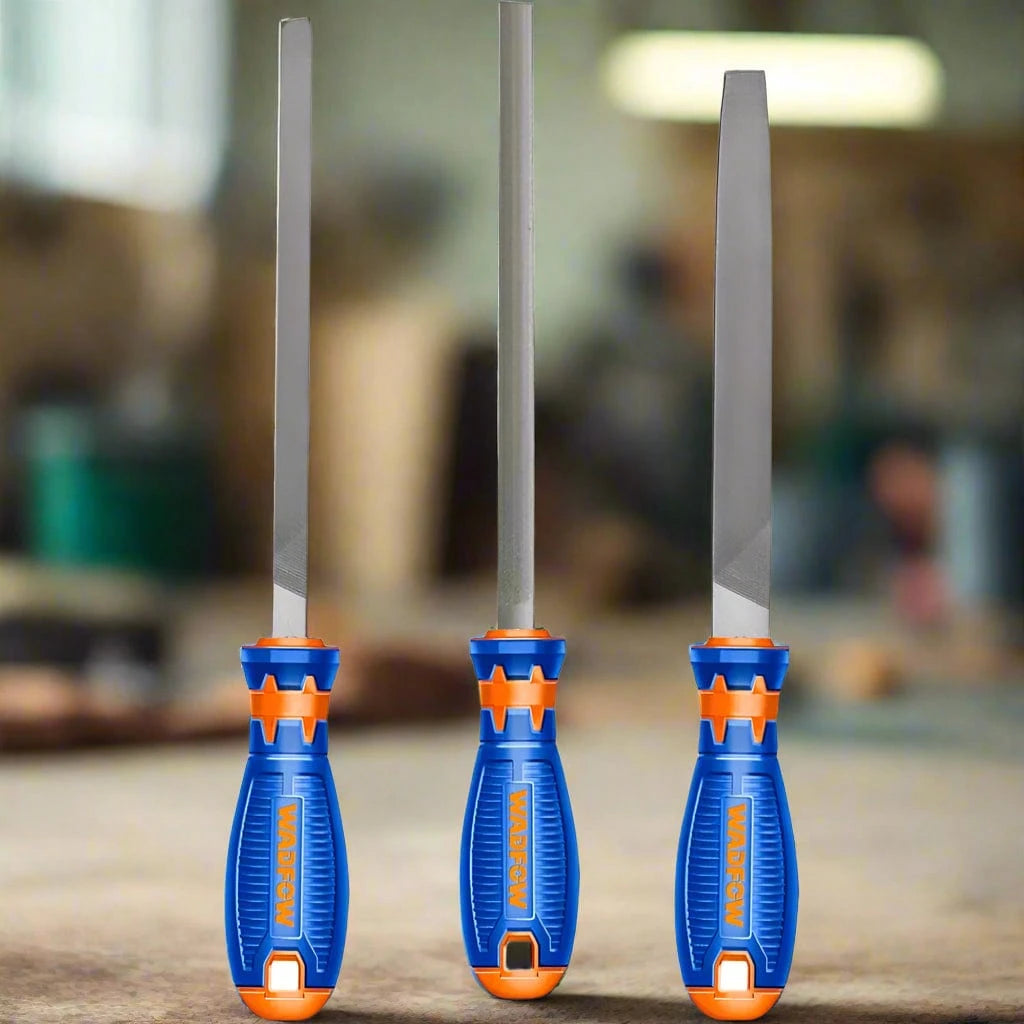 Wadfow Chisels Files Planes & Punches Wadfow 3 Pieces Wood File Set - WSF1403