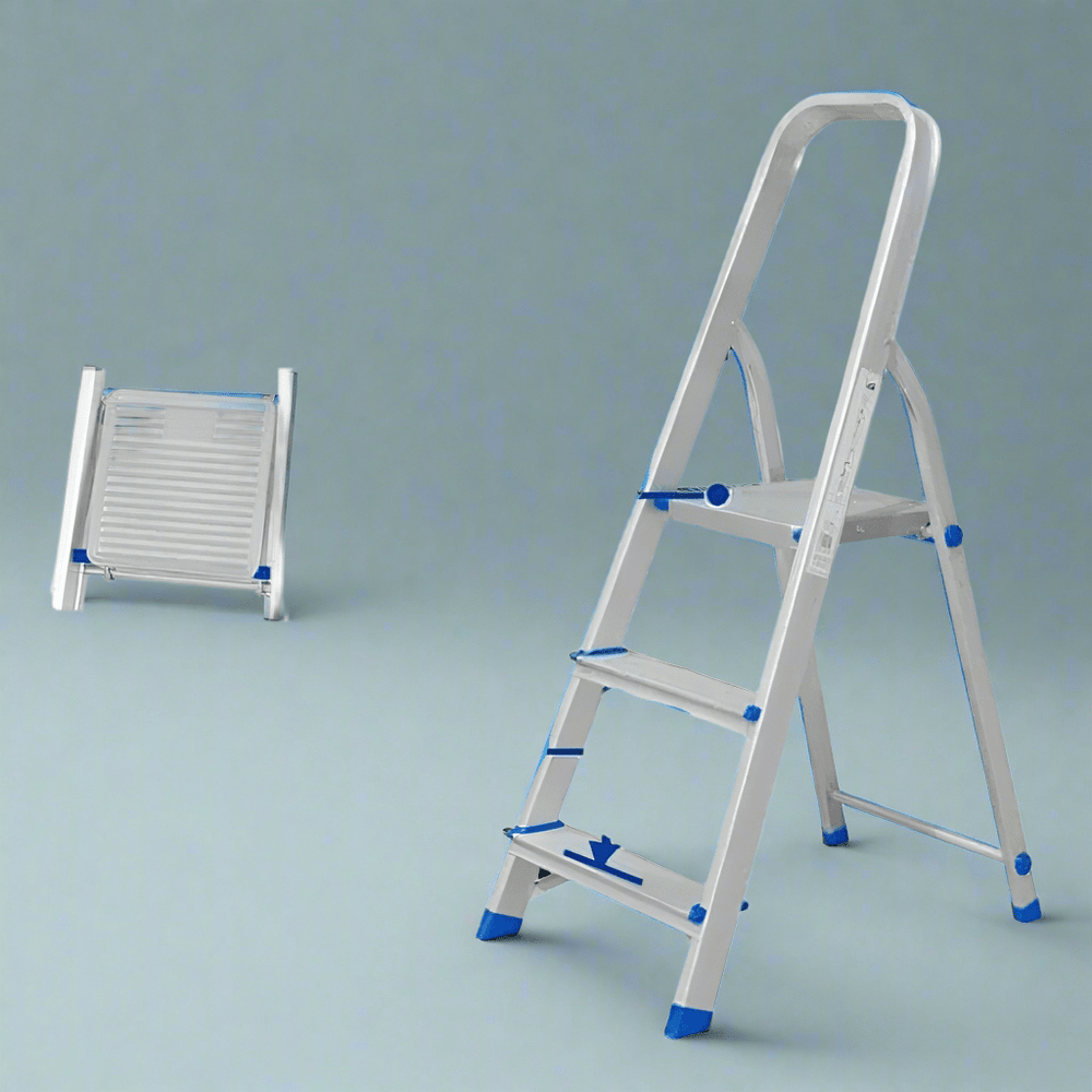 Wadfow Ladder Wadfow 3 Step Aluminium Household Ladder - WLD3H03