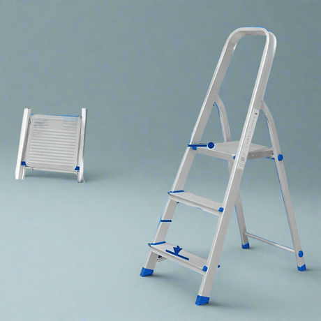 Wadfow Ladder Wadfow 3 Step Aluminium Household Ladder - WLD3H03