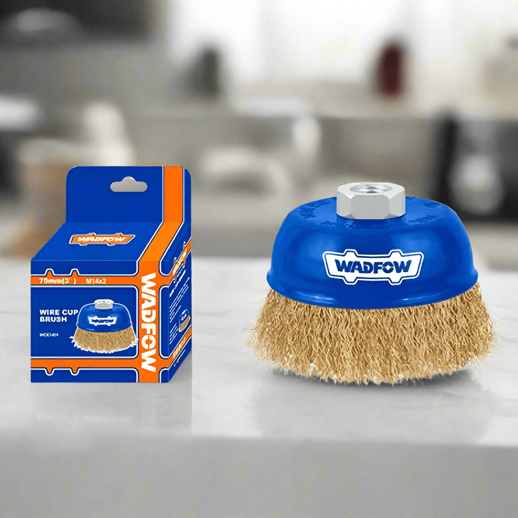 Wadfow Wire Wheels & Brushes Wadfow 3" Wire Cup Brush - WCE1401