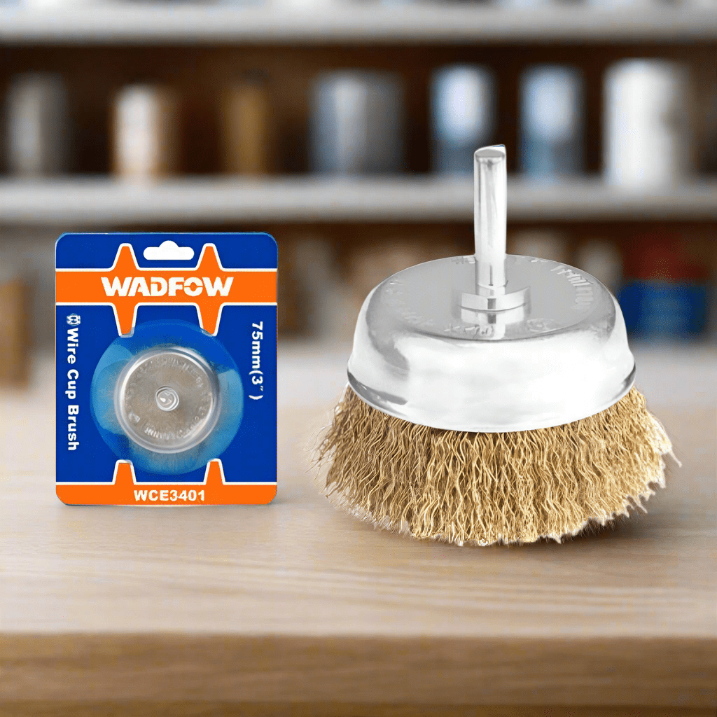 Wadfow Wire Wheels & Brushes Wadfow 3" Wire Cup Brush - WCE3401
