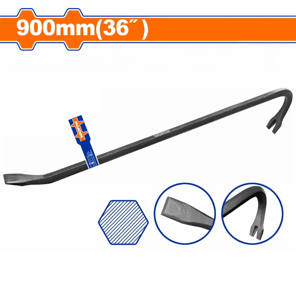 Wadfow Wrecking & Pry Bars Wadfow 36″ Wrecking Bar / Crowbar - WQB1390