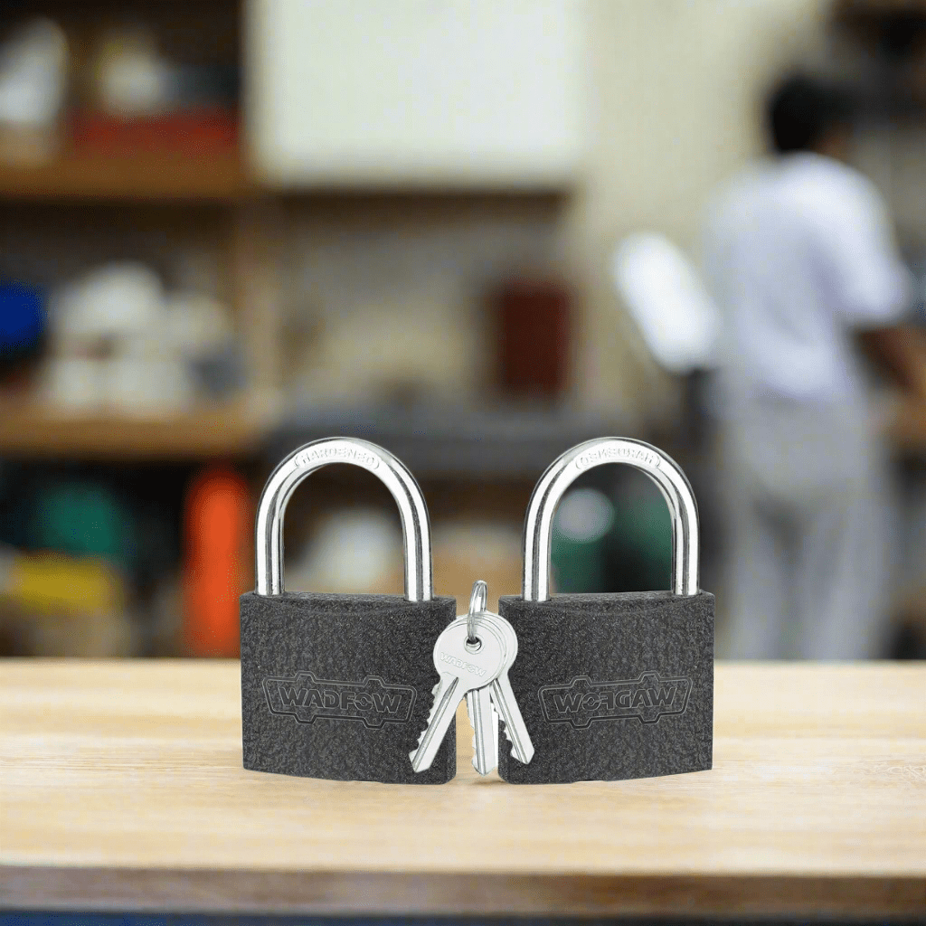 Wadfow Padlocks & Accessories Wadfow 38mm 2 Pieces Key-Alike Iron Padlock Set - WPD5442