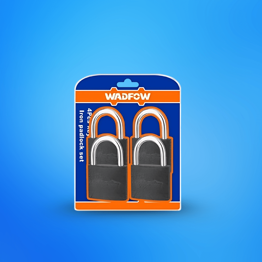 Wadfow Padlocks & Accessories Wadfow 38mm 4 Pieces Key-Alike Iron Padlock Set - WPD5444