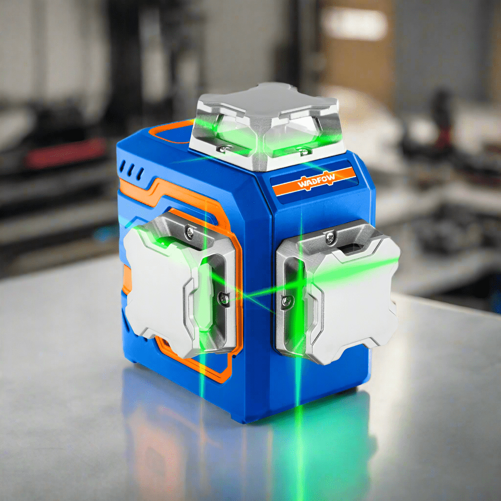 Wadfow Laser Measure Wadfow 3D Self-Leveling Line Green Laser Beams 30m - WLE2M12