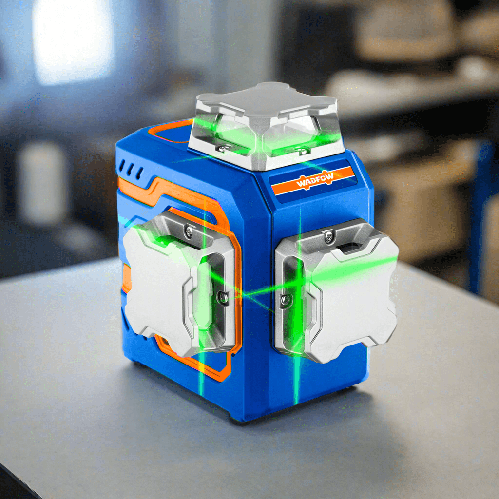 Wadfow Laser Measure Wadfow 3D Self-Leveling Line Green Laser Beams 30m - WLE2M12