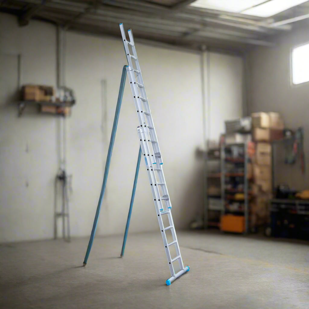 Wadfow Ladder Wadfow 3x9 Steps Section Extension Ladder - WLD6H39