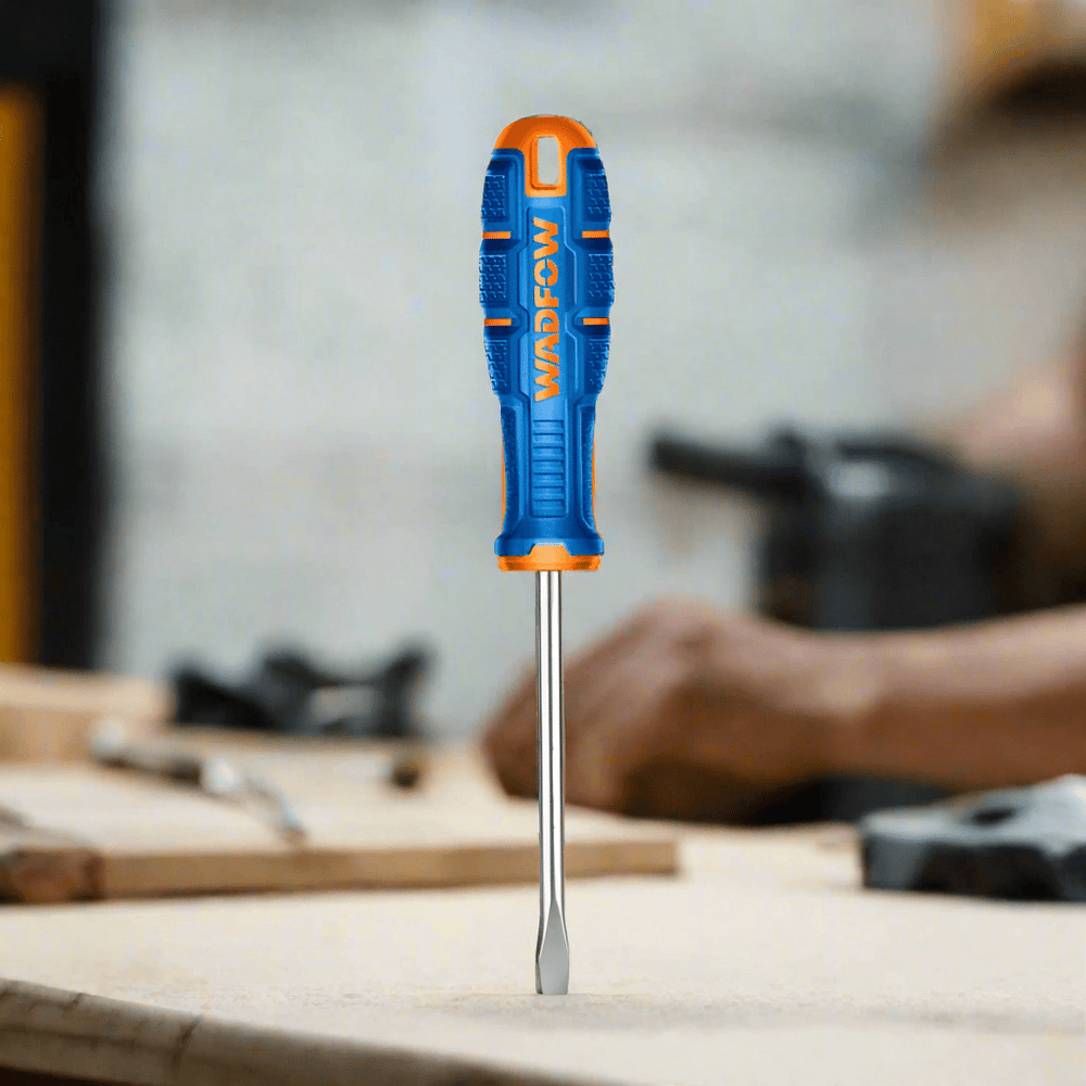 Wadfow Screwdrivers Wadfow 4.0x100mm Slotted Screwdriver - WSDA244