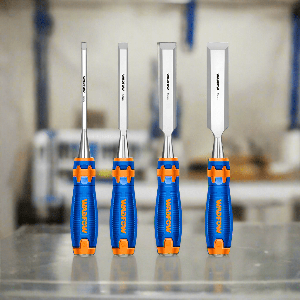 Wadfow Chisels Files Planes & Punches Wadfow 4 Pieces Wood Chisel Set - WWC2204