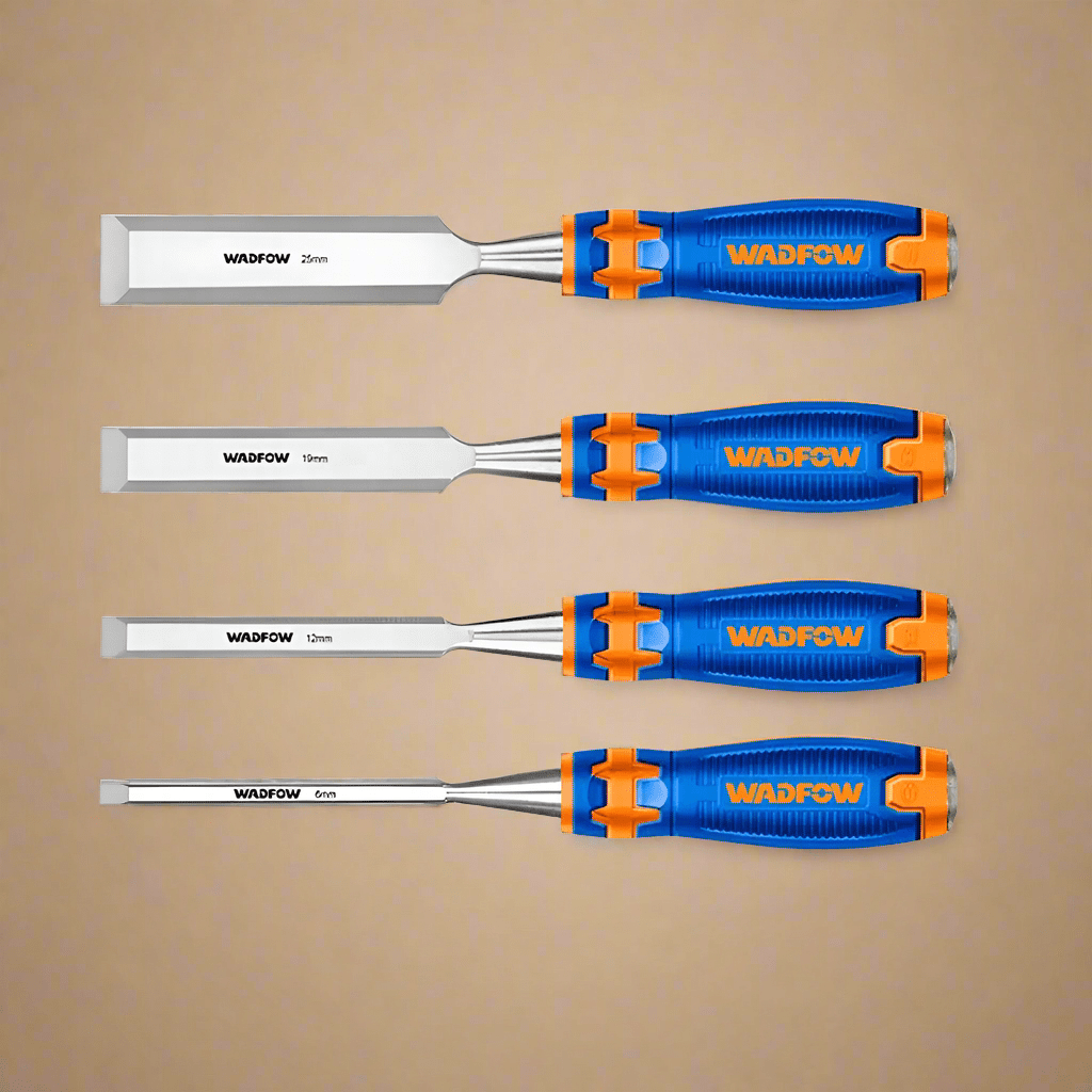 Wadfow Chisels Files Planes & Punches Wadfow 4 Pieces Wood Chisel Set - WWC2204