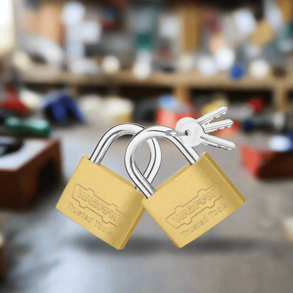 Wadfow Padlocks & Accessories Wadfow 40mm 2 Pieces Key-Alike Brass Padlock Set - WPDT442