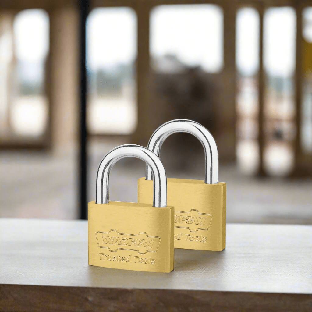 Wadfow Padlocks & Accessories Wadfow 40mm 2 Pieces Key-Alike Brass Padlock Set - WPDT442
