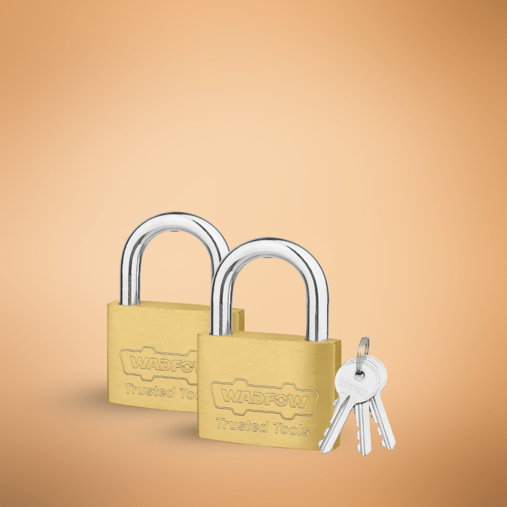 Wadfow Padlocks & Accessories Wadfow 40mm 2 Pieces Key-Alike Brass Padlock Set - WPDT442