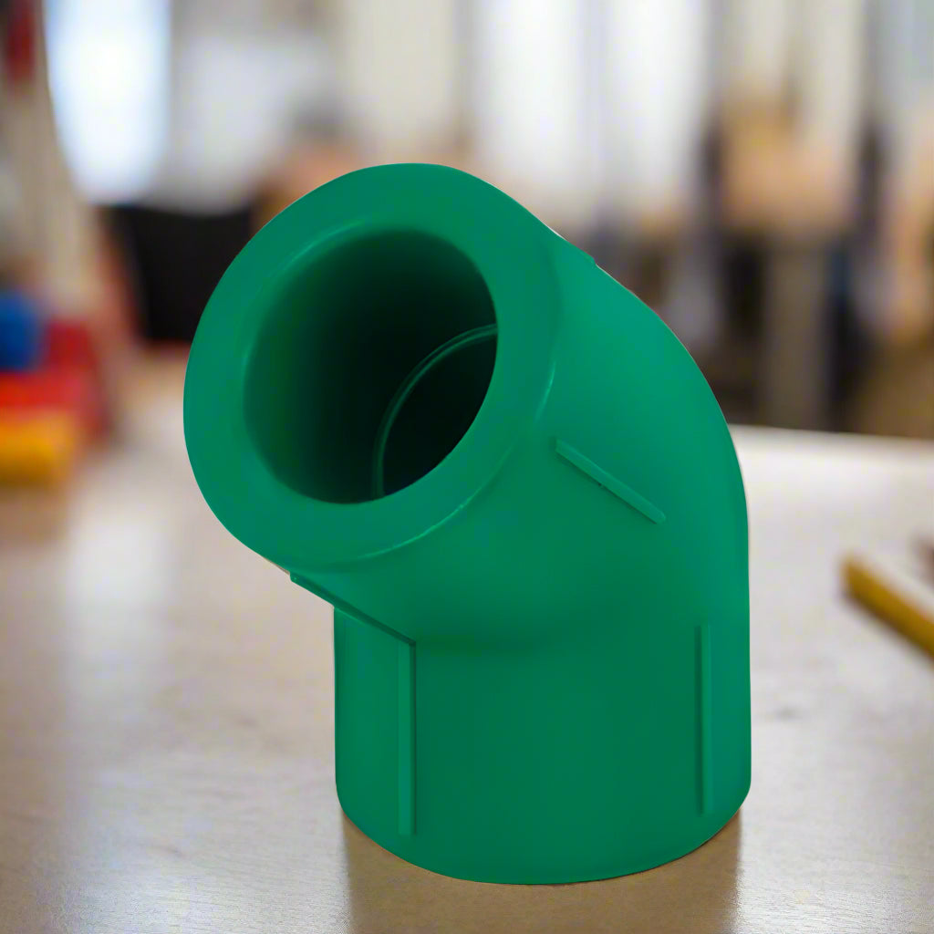 Wadfow Plumbing Parts & Fittings Wadfow 45° PPR Elbow 20mm, 25mm & 32mm - WVL3822, WVL3824 & WVL3821