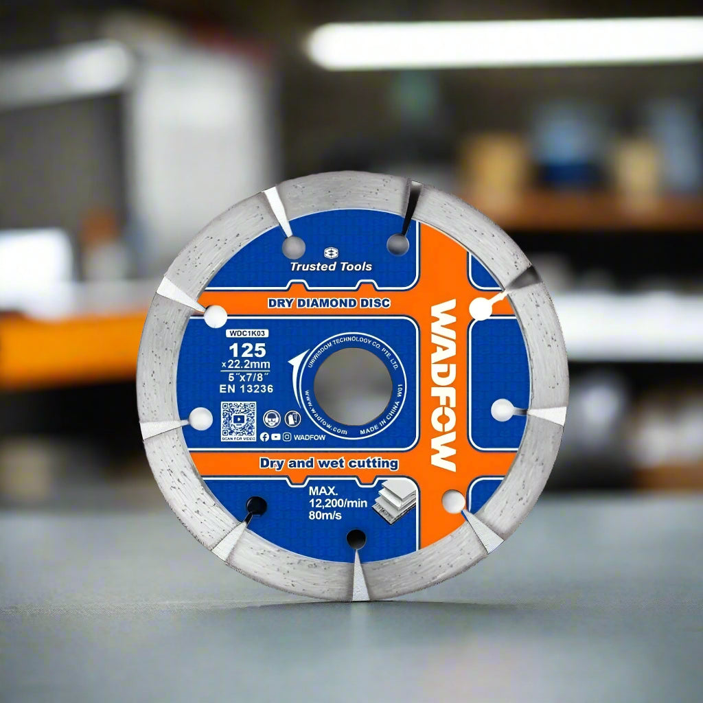Wadfow Grinding & Cutting Wheels Wadfow 5" Dry Diamond Disc - WDC1K03