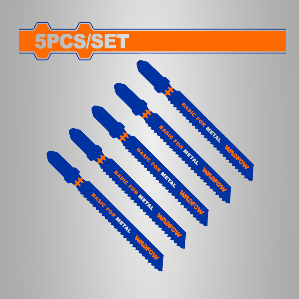 Wadfow Saw Blades Wadfow 5 Pieces Jigsaw Blade for Metal - WJB118A