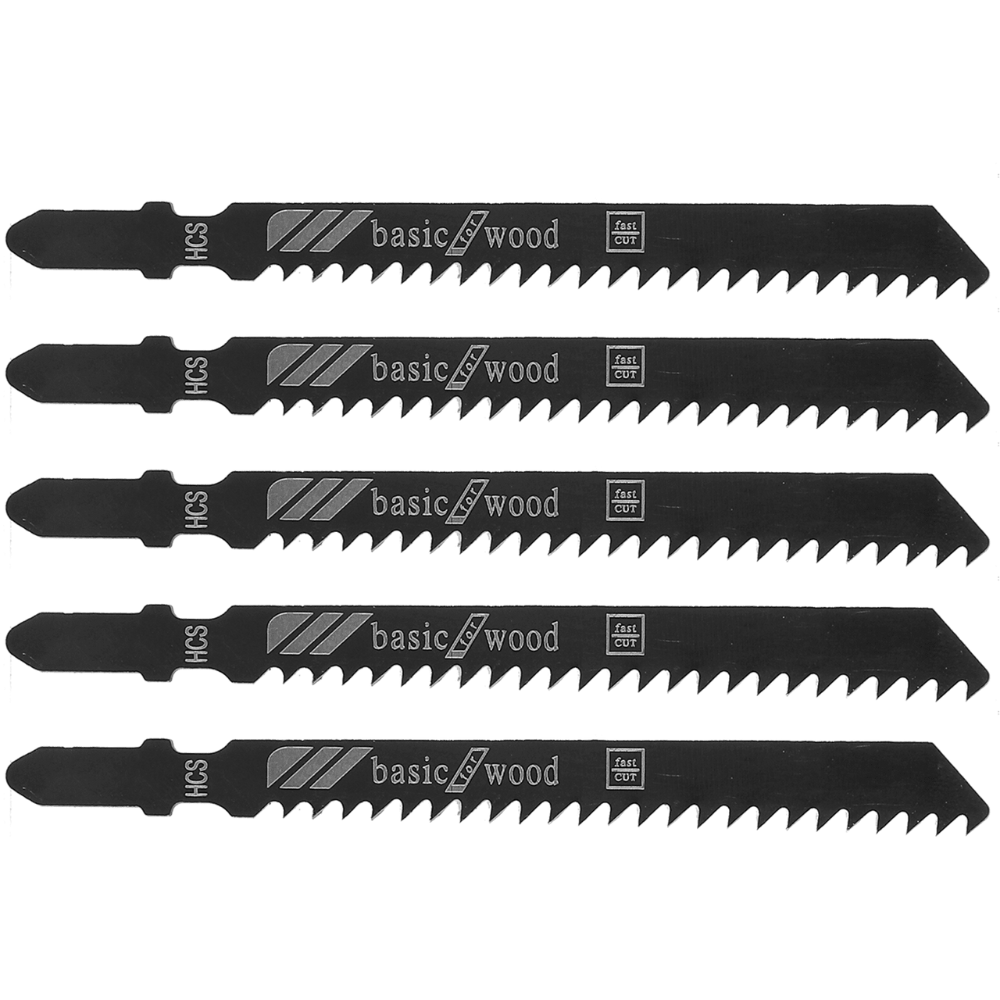 Wadfow Saw Blades Wadfow 5 Pieces Jigsaw Blade for Wood - WJB111C