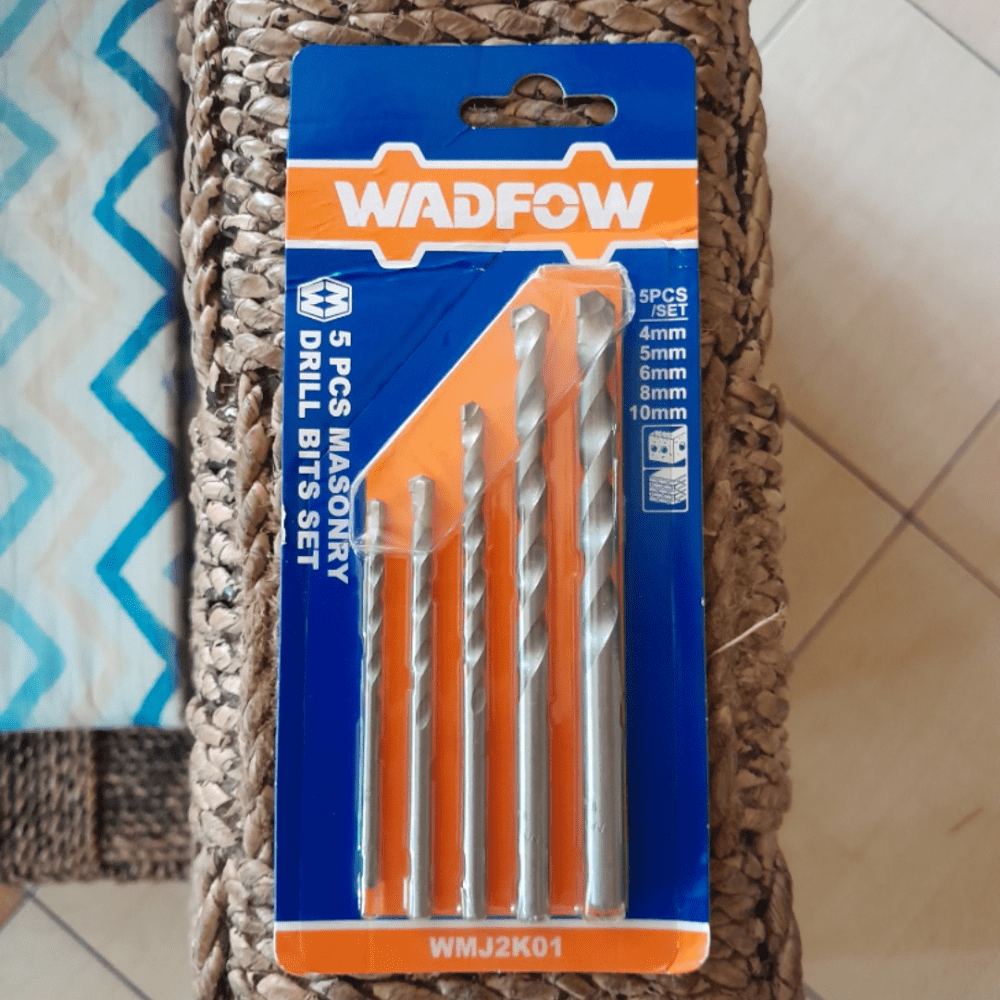 Wadfow Drill Bits Wadfow 5 Pieces Masonry Drill Bit Set - WMJ2K01