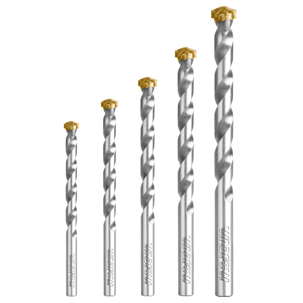 Wadfow Drill Bits Wadfow 5 Pieces Masonry Drill Bit Set - WMJ2K01