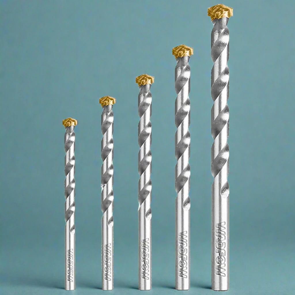 Wadfow Drill Bits Wadfow 5 Pieces Masonry Drill Bit Set - WMJ2K01