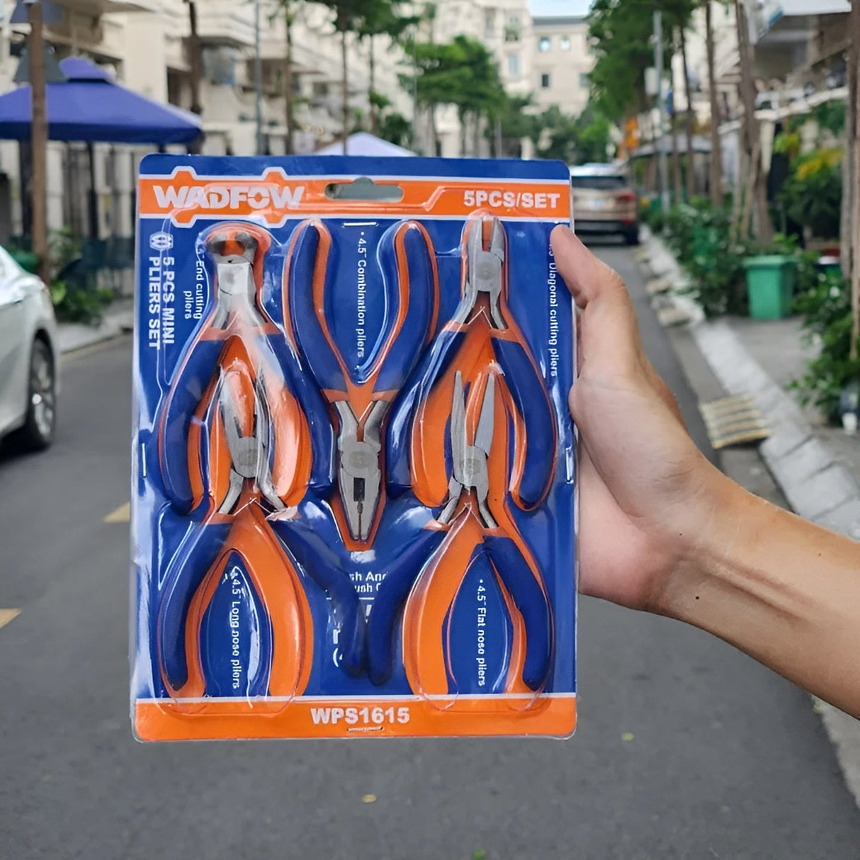 Wadfow Pliers Wadfow 5 Pieces Mini Plier Set - WPS1615