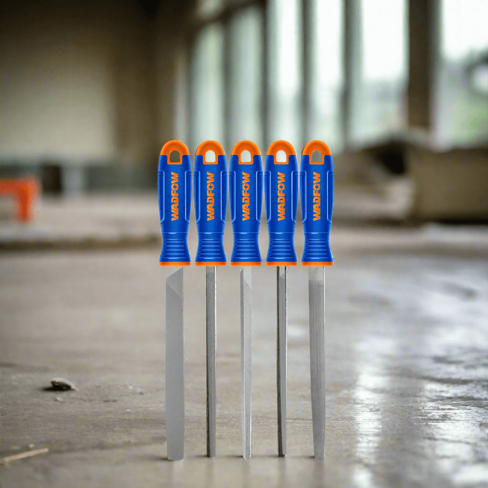 Wadfow Chisels Files Planes & Punches Wadfow 5 Pieces Steel File Set - WSF2405