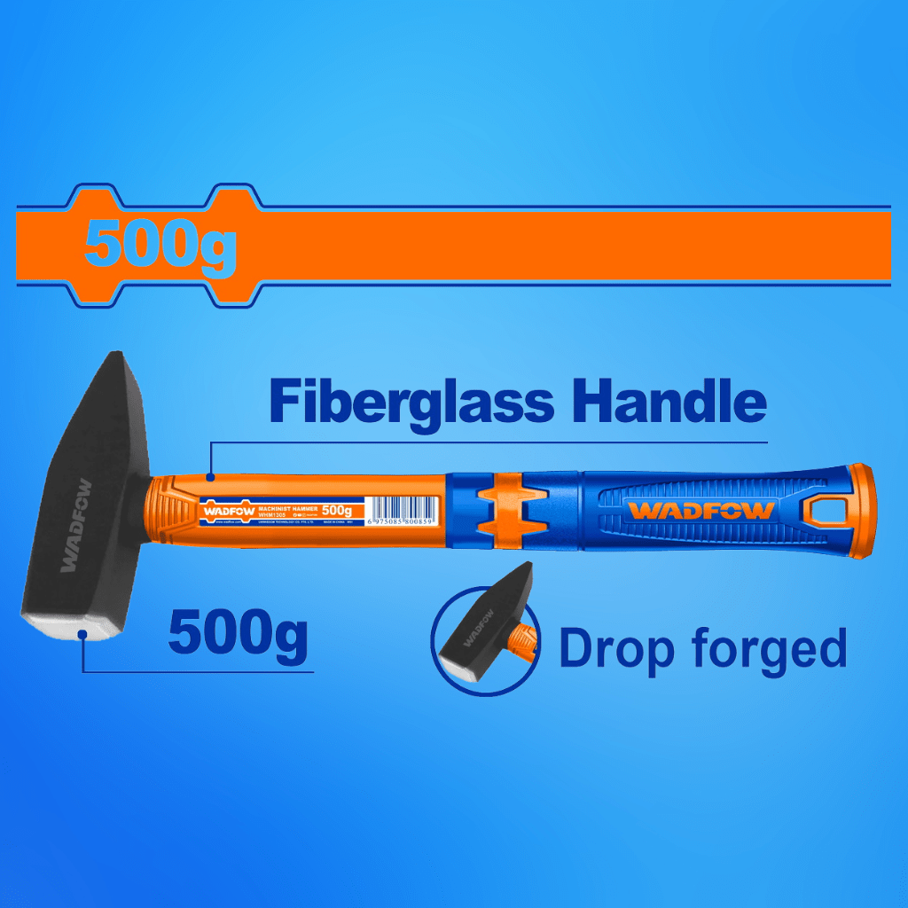 Wadfow Hammers Mallets & Sledges Wadfow 500g Machinist Hammer - WHM1305