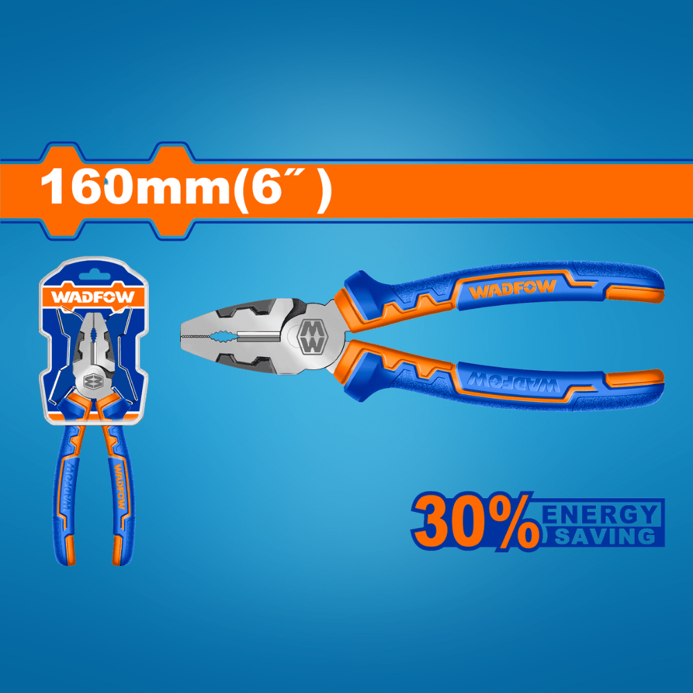 Wadfow Pliers Wadfow 6" High Leverage Combination Pliers - WPL1716