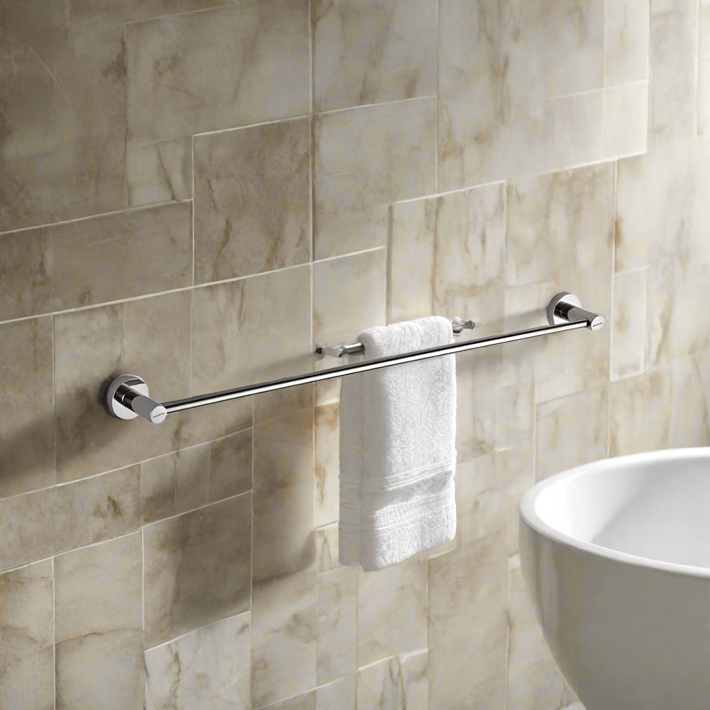 Wadfow Bathroom Accessories Wadfow 600mm Single Bar Towel Holder - WZG1503