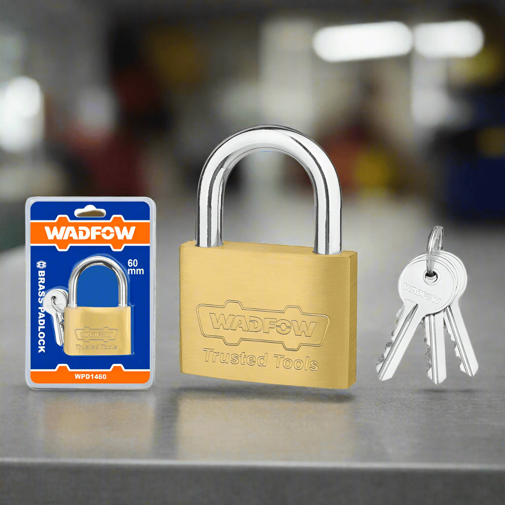 Wadfow Padlocks & Accessories Wadfow 60mm Brass Padlock - WPD1460