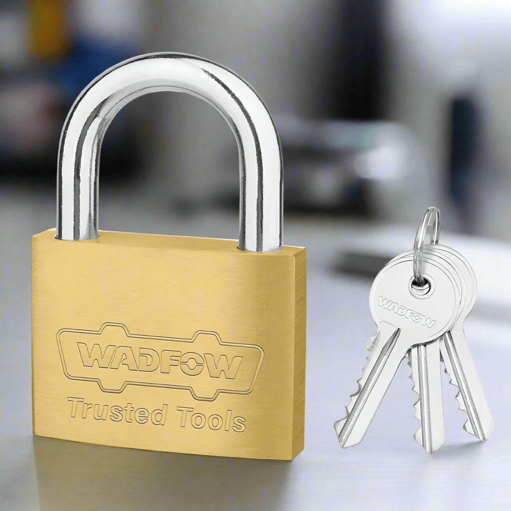 Wadfow Padlocks & Accessories Wadfow 60mm Brass Padlock - WPD1460