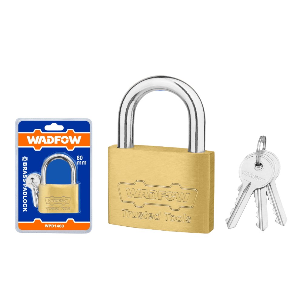 Wadfow Padlocks & Accessories Wadfow 60mm Brass Padlock - WPD1460