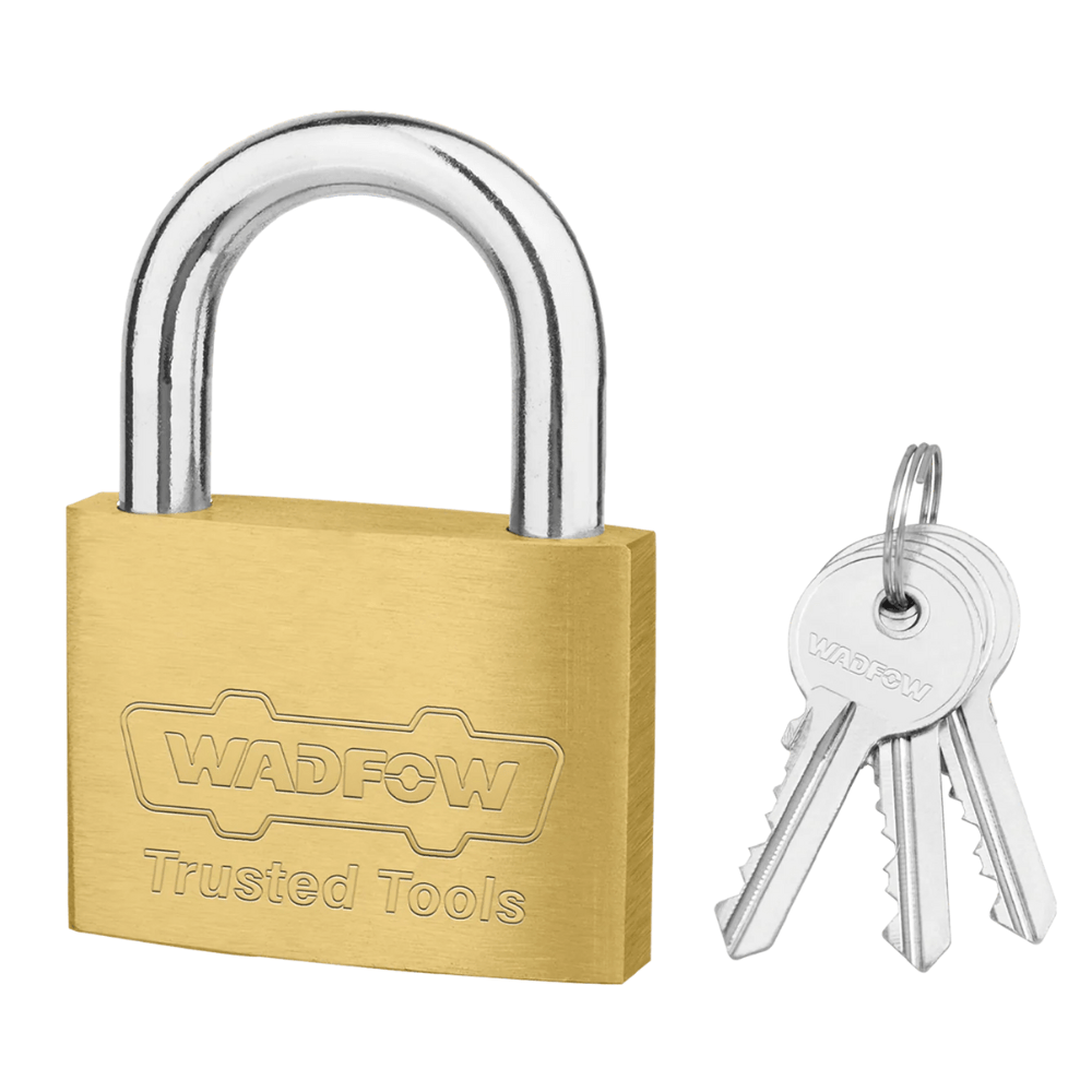 Wadfow Padlocks & Accessories Wadfow 60mm Brass Padlock - WPD1460