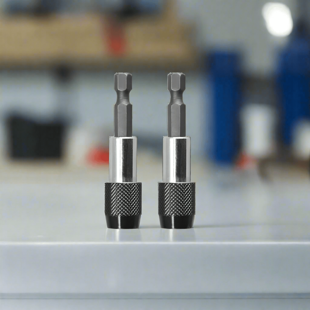 Wadfow Screwdrivers Wadfow 60mm Screwdriver Bit Holder With Release - WSV3K01