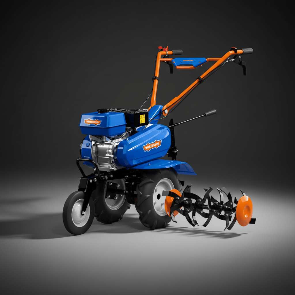 Wadfow Tiller & Cultivator Wadfow 7HP Gasoline Tiller 212cc with Adjustable 540-880mm Width - WTL2A75