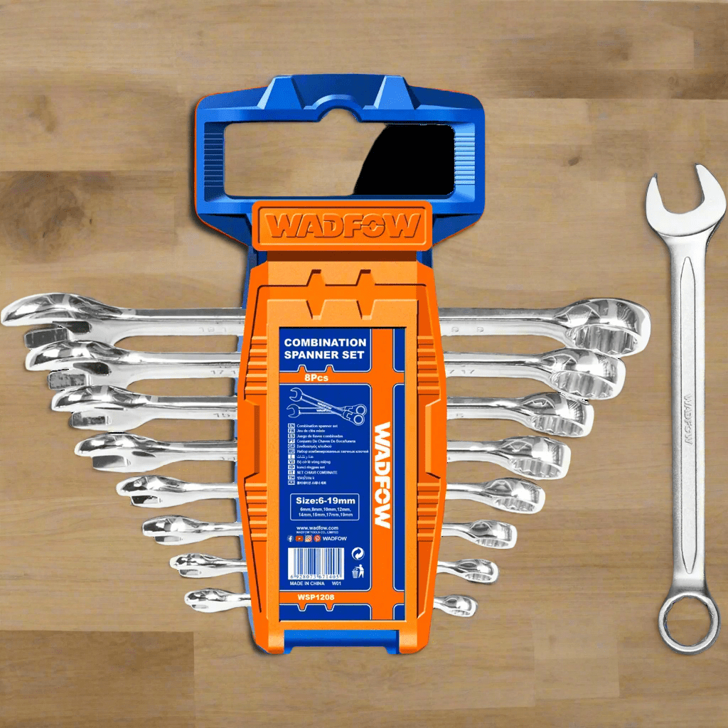 Wadfow Wrenches Wadfow 8 Pieces Combination Spanner Set - WSP1208