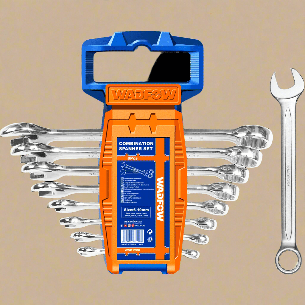 Wadfow Wrenches Wadfow 8 Pieces Combination Spanner Set - WSP1208